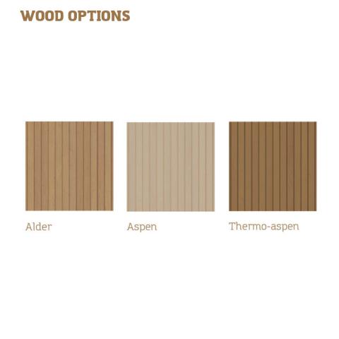 Auroom Libera Wood 4 Person Indoor Sauna