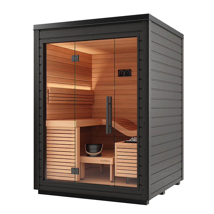 Auroom Aura 1-2 Person Outdoor Traditional Sauna