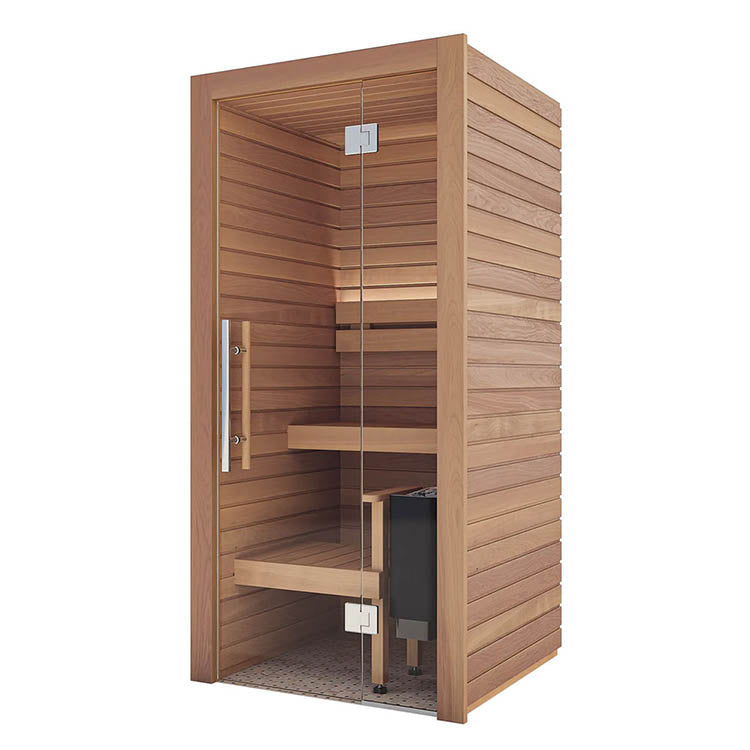 Auroom Cala Glass 1 Person Mini Indoor Sauna