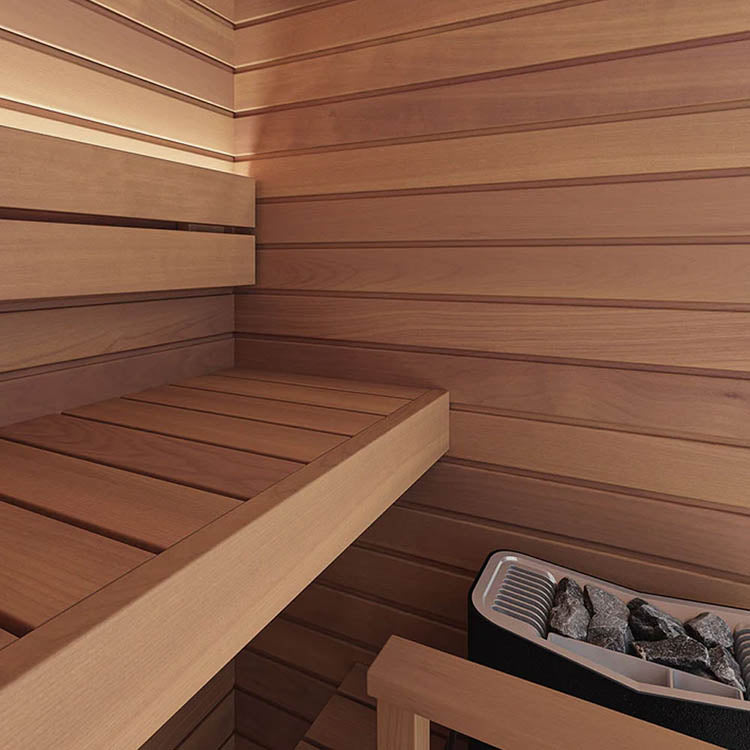 Auroom Cala Glass 1 Person Mini Indoor Sauna