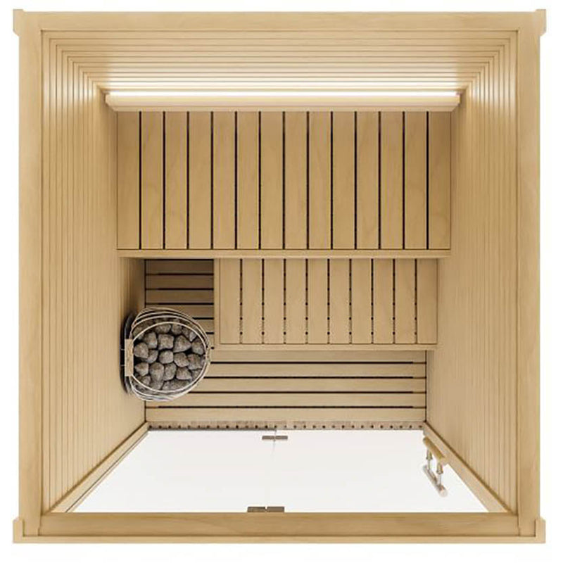 Auroom Cala Glass 4 Person Indoor Sauna