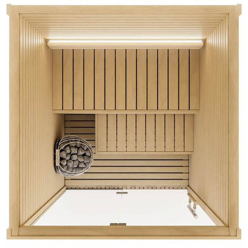 Auroom Cala Glass 3 Person Indoor Sauna