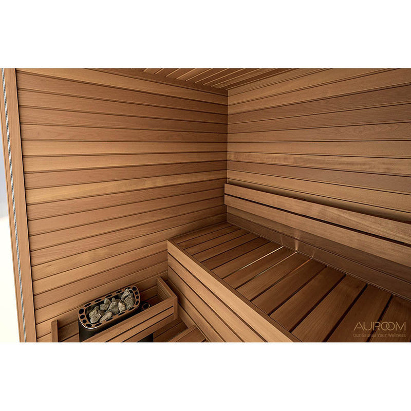 Auroom Cala Glass 3 Person Indoor Sauna