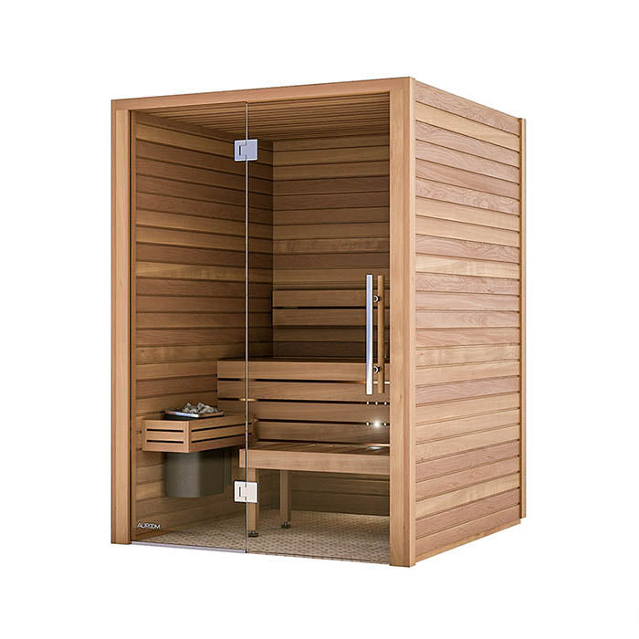Auroom Cala Glass 3 Person Indoor Sauna