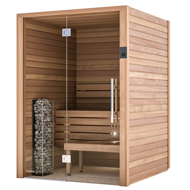 Auroom Cala Glass 4 Person Indoor Sauna