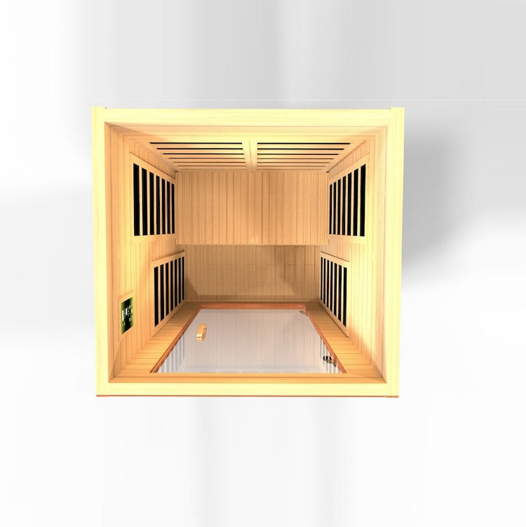 Dynamic Avila Elite 1-2-Person Ultra Low EMF FAR Infrared Sauna (Canadian Hemlock)