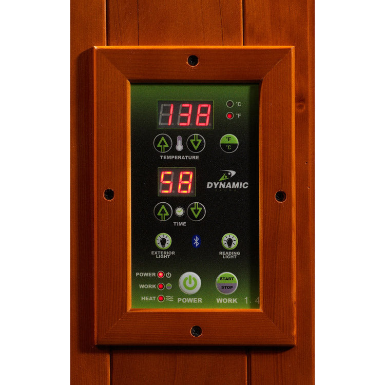 Dynamic Avila Elite 1-2-Person Ultra Low EMF FAR Infrared Sauna (Canadian Hemlock)