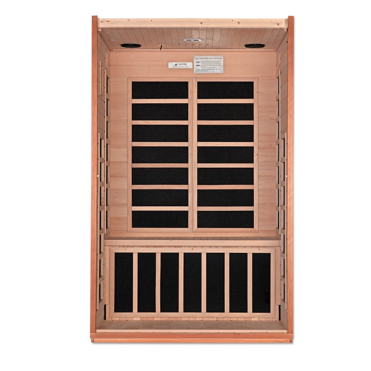Dynamic Cordoba Elite 2-Person Ultra Low EMF FAR Infrared Sauna (Canadian Hemlock)