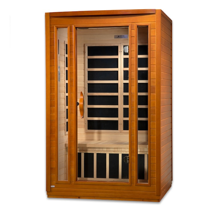 Dynamic San Marino Elite 2-Person Ultra Low EMF FAR Infrared Sauna (Canadian Hemlock)