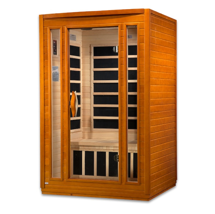 Dynamic San Marino Elite 2-Person Ultra Low EMF FAR Infrared Sauna (Canadian Hemlock)