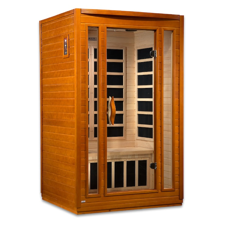 Dynamic San Marino Elite 2-Person Ultra Low EMF FAR Infrared Sauna (Canadian Hemlock)