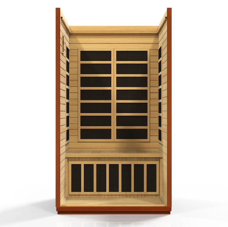 Dynamic San Marino Elite 2-Person Ultra Low EMF FAR Infrared Sauna (Canadian Hemlock)