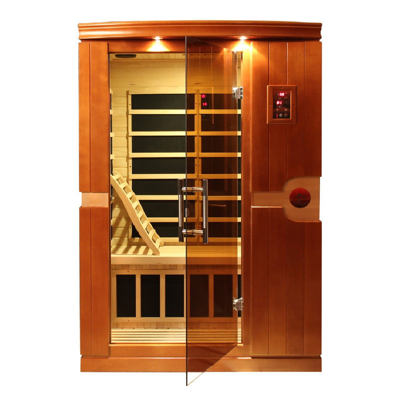 Dynamic Venice Elite 2-Person Ultra Low EMF FAR Infrared Sauna (Canadian Hemlock)