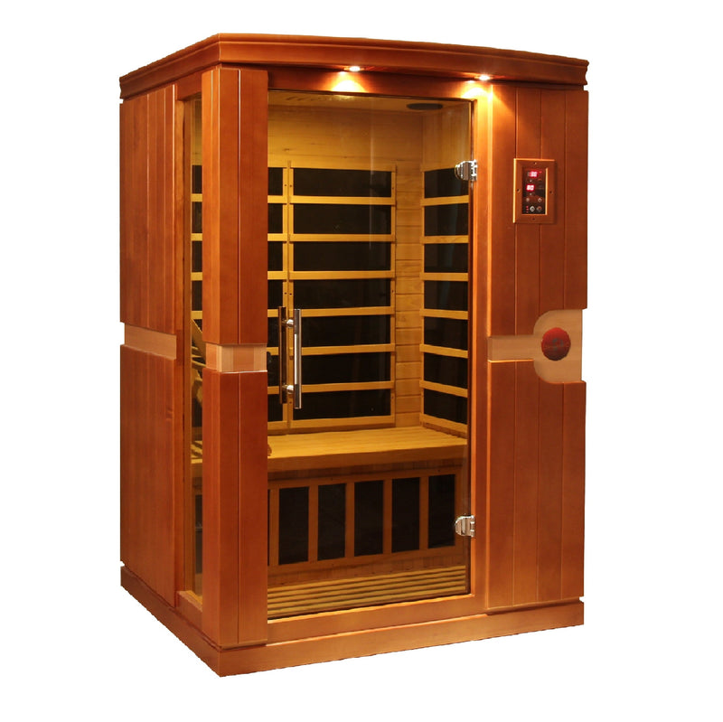 Dynamic Venice Elite 2-Person Ultra Low EMF FAR Infrared Sauna (Canadian Hemlock)