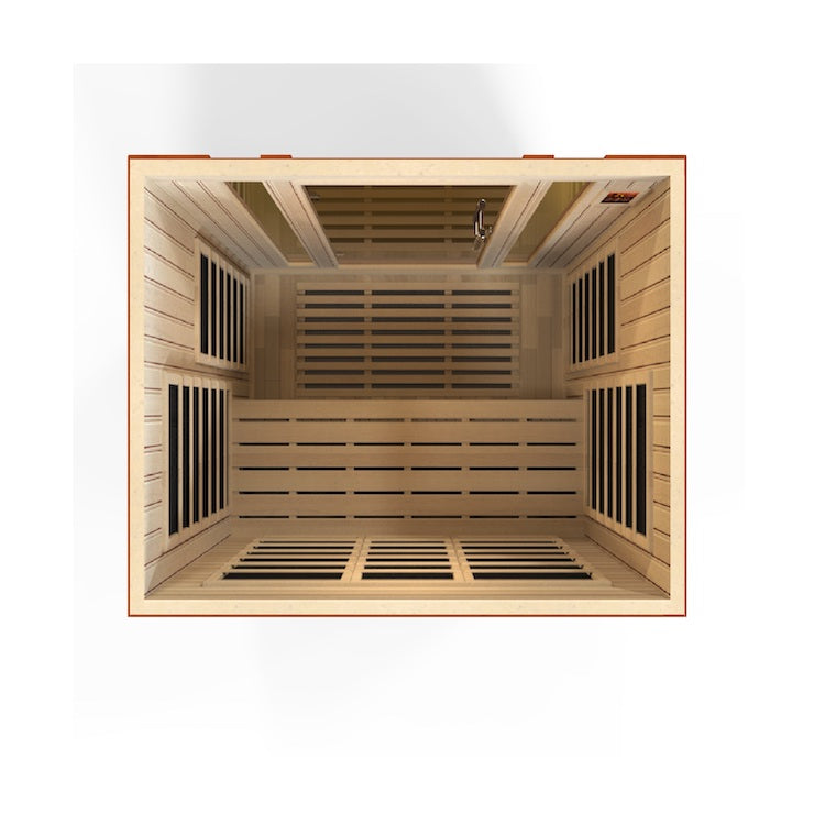 Dynamic Bellagio Ultra Low EMF FAR Elite 3-Person Infrared Sauna