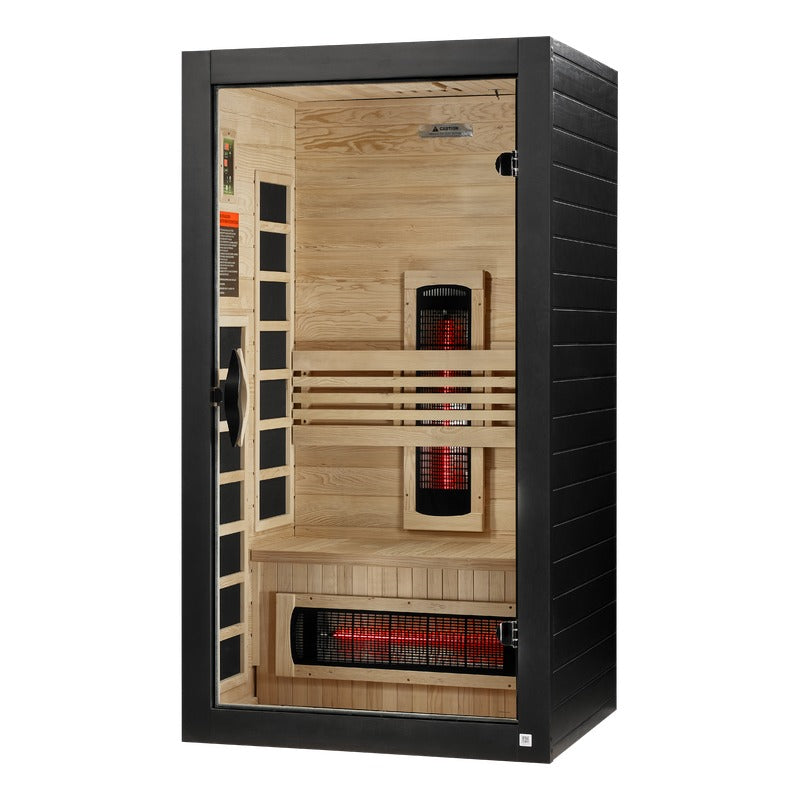 Dynamic Santorini 1-2 Person Full Spectrum Near Zero EMF FAR Infrared Sauna