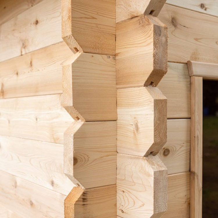 Dundalk Leisurecraft Canadian Timber 6 Person Georgian Outdoor Traditional Cabin Sauna