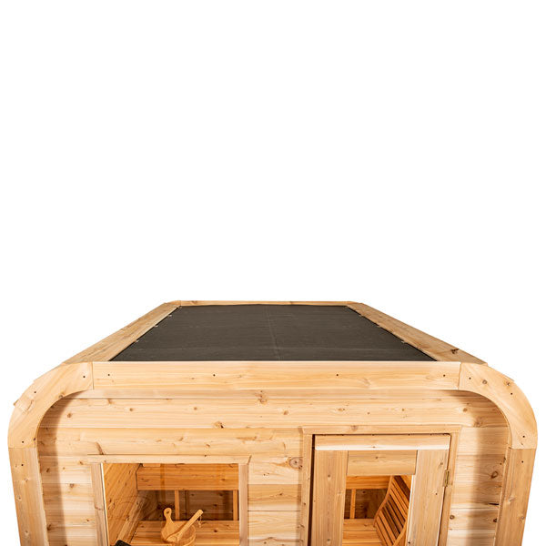 Dundalk Leisurecraft Canadian Timber 2-4 Person Luna Outdoor Traditional Sauna