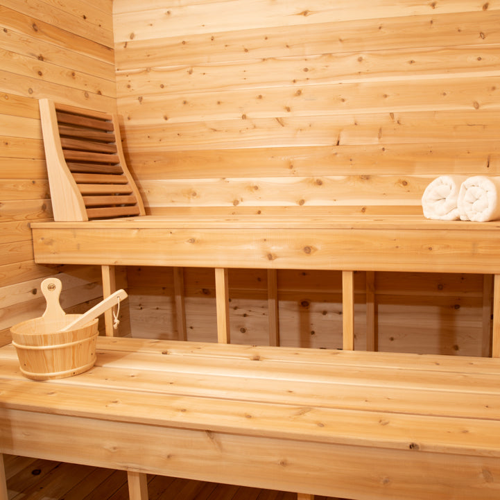 Dundalk Leisurecraft Canadian Timber 2-4 Person Luna Outdoor Traditional Sauna