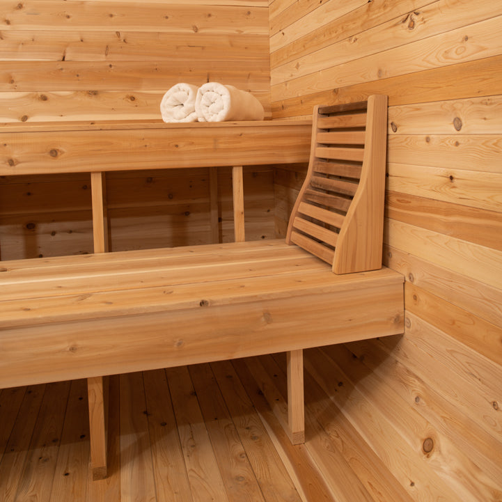 Dundalk Leisurecraft Canadian Timber 2-4 Person Luna Outdoor Traditional Sauna