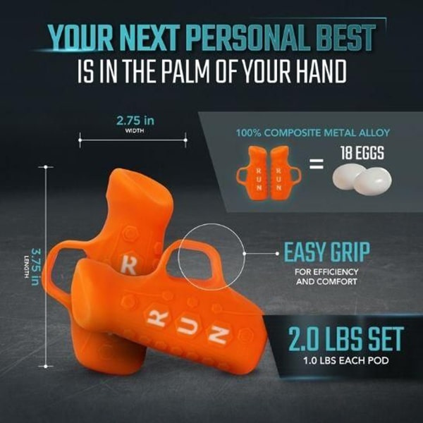 Egg Weights 2.0 Lb Set Adult Running Pods