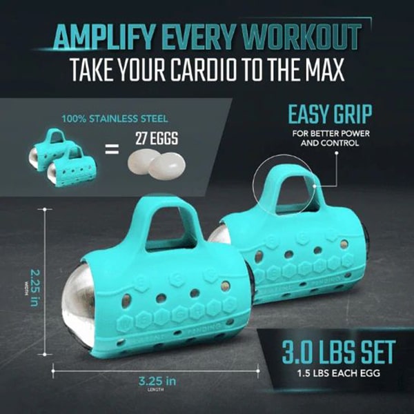 Egg Weights 3Lbs Cardio Max