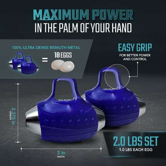 Egg Weights 2 lb Set Cardio Mini