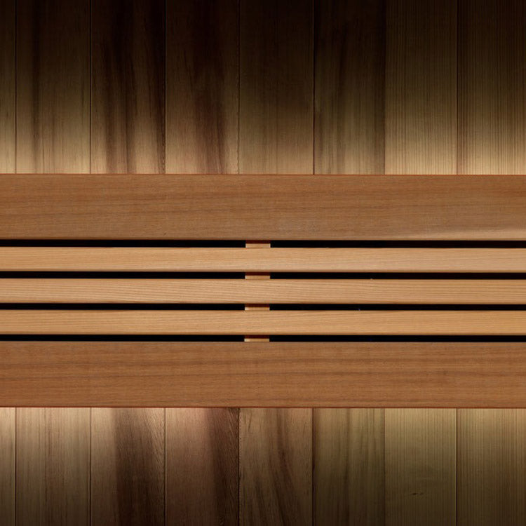 Golden Designs Sundsvall 2-Person Traditional Sauna - Canadian Red Cedar Interior and Pacific Premium Clear Cedar Exterior