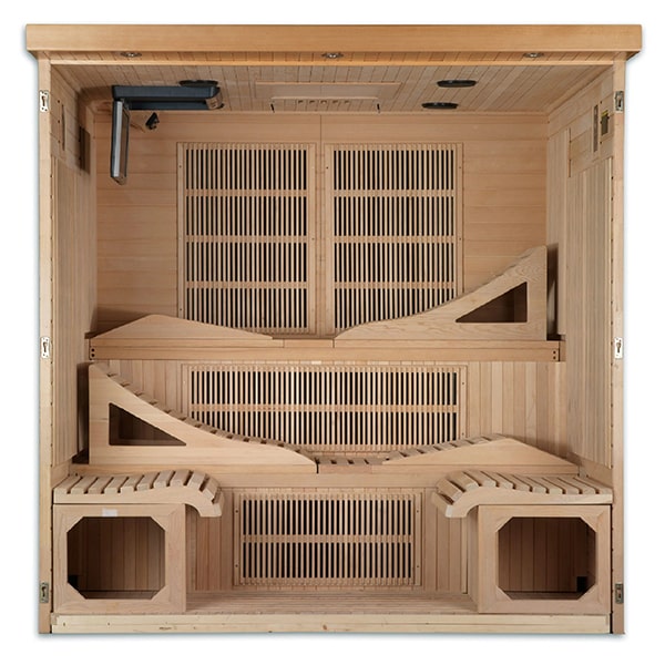 Golden Designs Monaco 6-Person Near Zero EMF Far Infrared Sauna (Canadian Hemlock)
