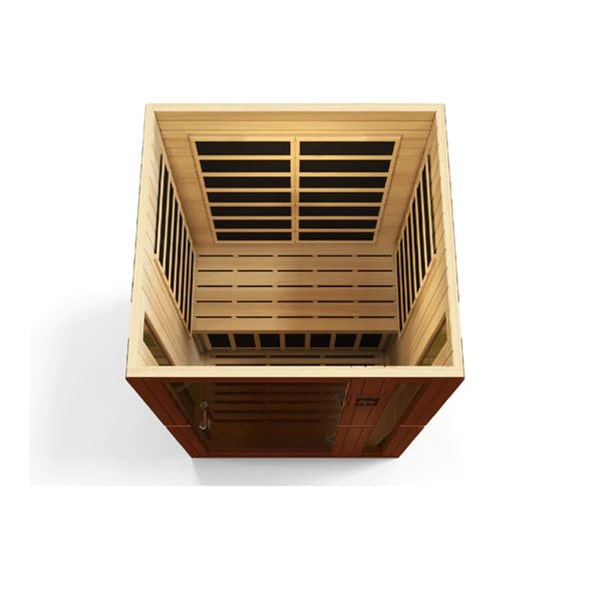 Dynamic Vittoria 2-Person Low EMF FAR Infrared Sauna (Canadian Hemlock)
