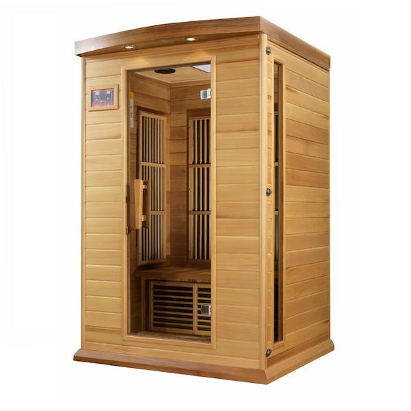 Maxxus 2-Person Low EMF FAR Infrared Sauna (Canadian Red Cedar)