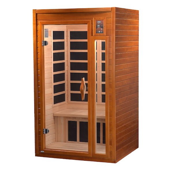 Dynamic Barcelona 1-2-Person Low EMF FAR Infrared Sauna (Canadian Hemlock)