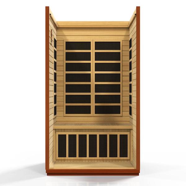 Dynamic San Marino 2-Person Low EMF FAR Infrared Sauna (Canadian Hemlock)