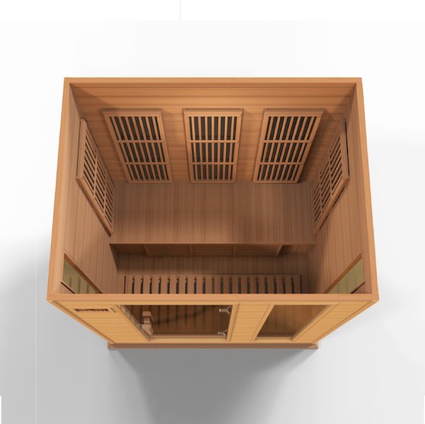 Maxxus 3-Person Low EMF FAR Infrared Sauna (Canadian Hemlock)