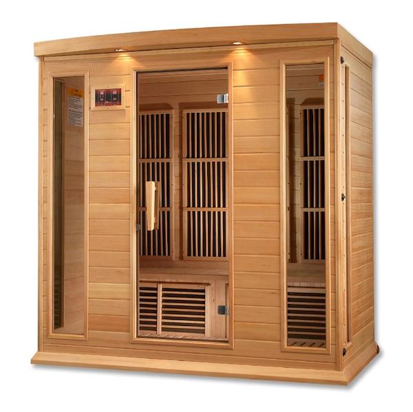 Maxxus 4-Person Low EMF FAR Infrared Sauna (Canadian Hemlock)