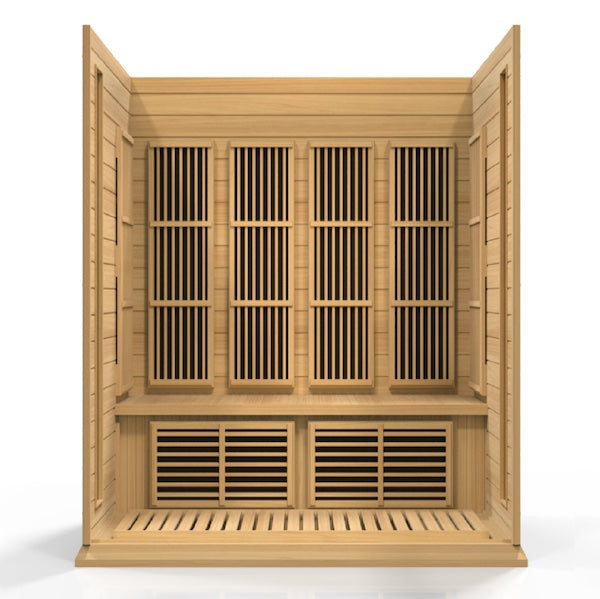 Maxxus 4-Person Low EMF FAR Infrared Sauna (Canadian Hemlock)