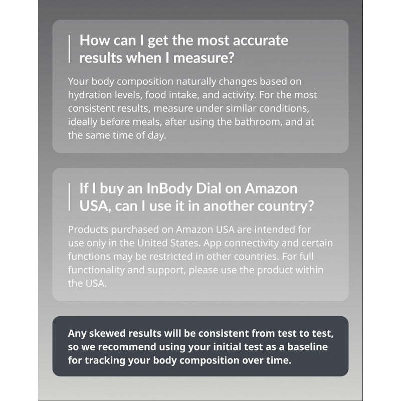 InBody Dial H40 Smart Body Composition Scale