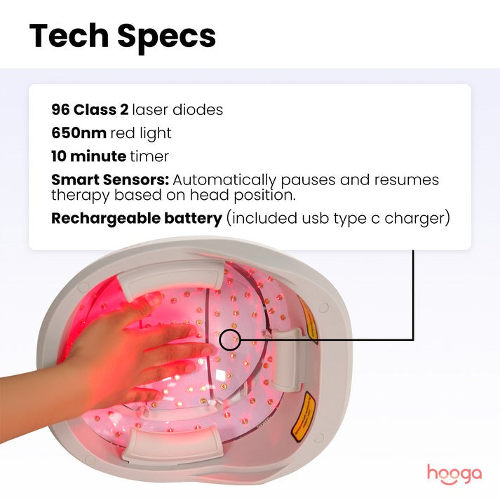 Hooga Laser Red Light Therapy Helmet