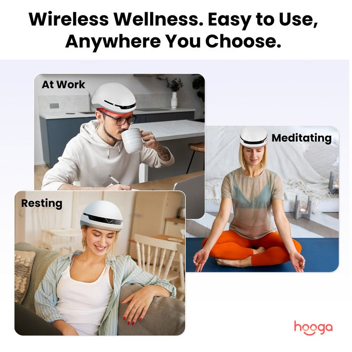 Hooga Laser Red Light Therapy Helmet