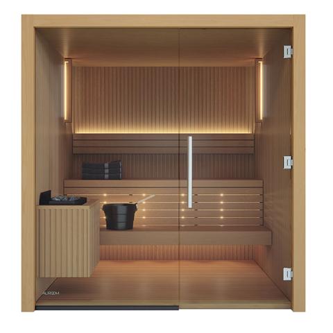 Auroom Libera Glass 5 Person Indoor Sauna