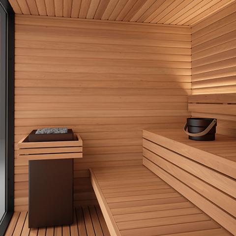 Auroom Mira 4-5 Person Outdoor Traditional Sauna
