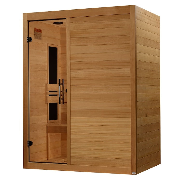 Maxxus S-Line Yoga 3-Person Low EMF FAR Infrared Sauna Canadian Hemlock