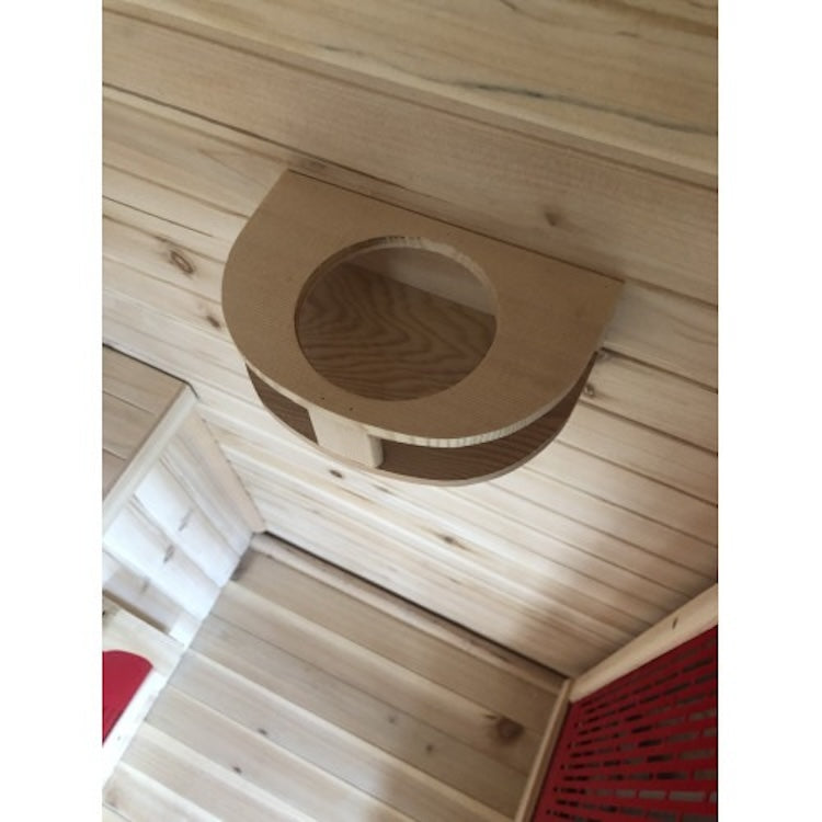 SunRay Burlington 2 Person Outdoor Infrared Sauna with Ceramic Heaters