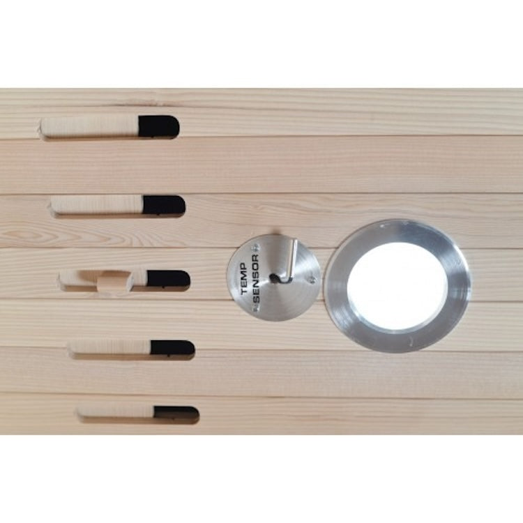 SunRay Cayenne 4 Person Outdoor Infrared Sauna with Ceramic Heaters