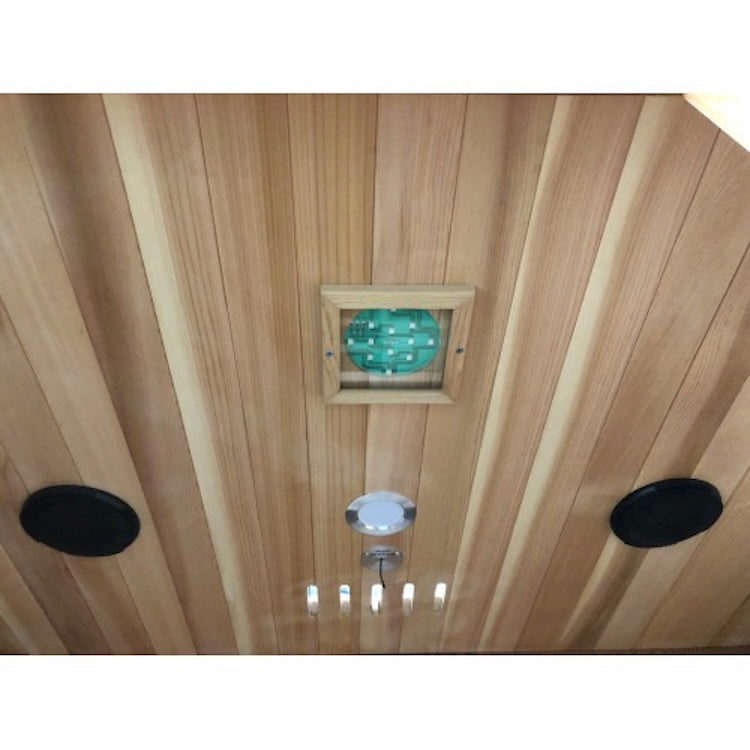 SunRay Savannah 3 Person Cedar Infrared Sauna with Carbon Heaters