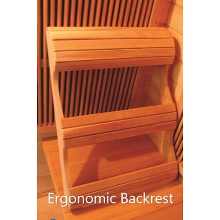 SunRay Sequoia 4 Person Cedar Infrared Sauna with Carbon Heaters