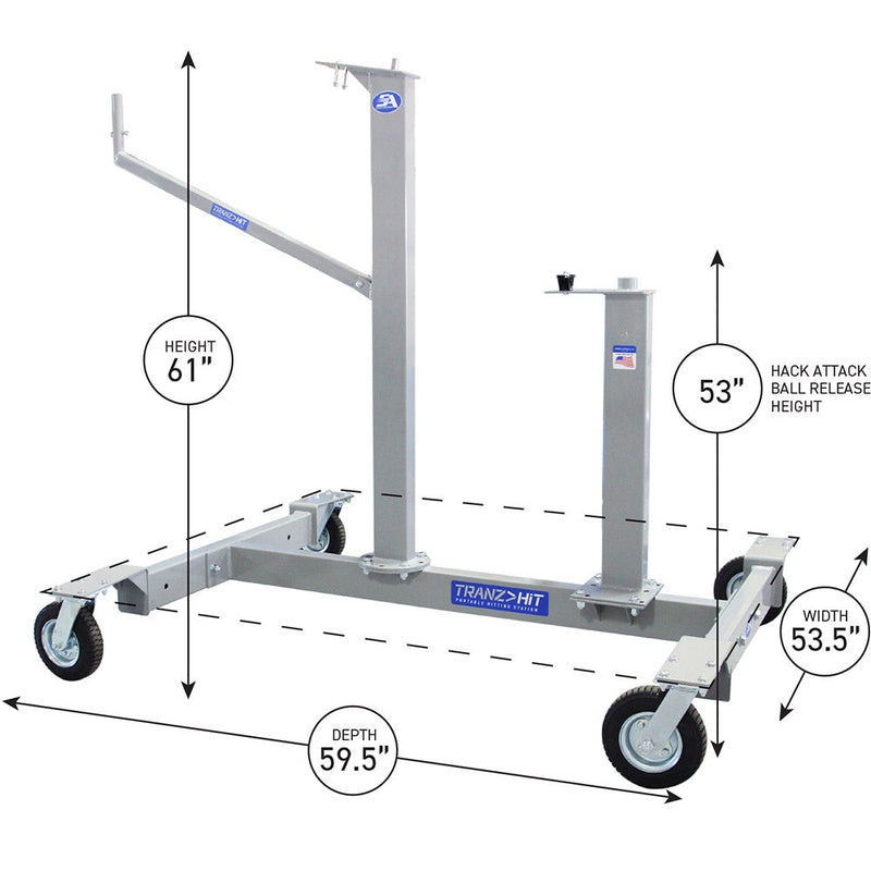 Sports Attack TranzHit Junior Hack Attack Portable Baseball Hitting Station