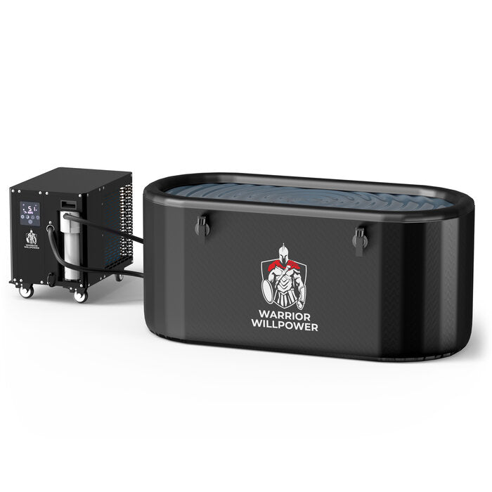 Warrior Willpower Beast 1.5 HP WiFi Water Chiller/Heater + XL Ice Bath Tub Bundle