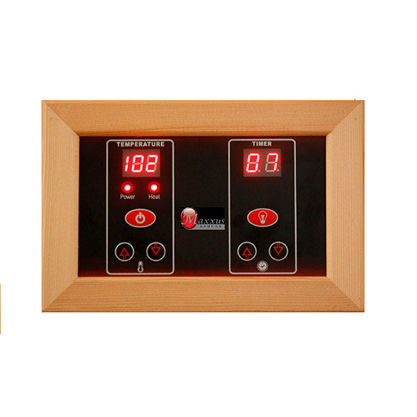 Maxxus 2-Person Low EMF FAR Infrared Sauna (Canadian Hemlock)