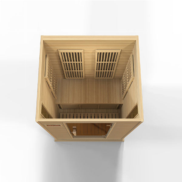 Maxxus 2-Person Low EMF FAR Infrared Sauna (Canadian Red Cedar)